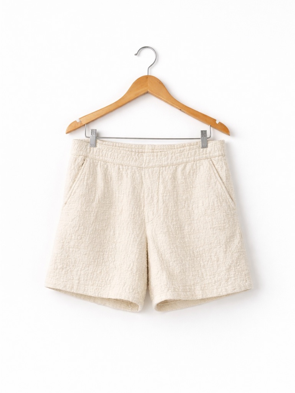 Zara Men Textured Cotton Shorts